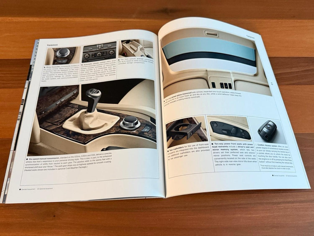 BMW-E60 Sedan, 2007-Dealership-Sales-Brochure