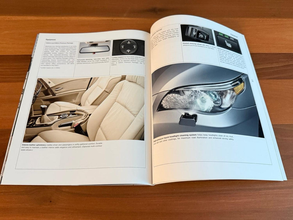 BMW-E60 Sedan, 2007-Dealership-Sales-Brochure