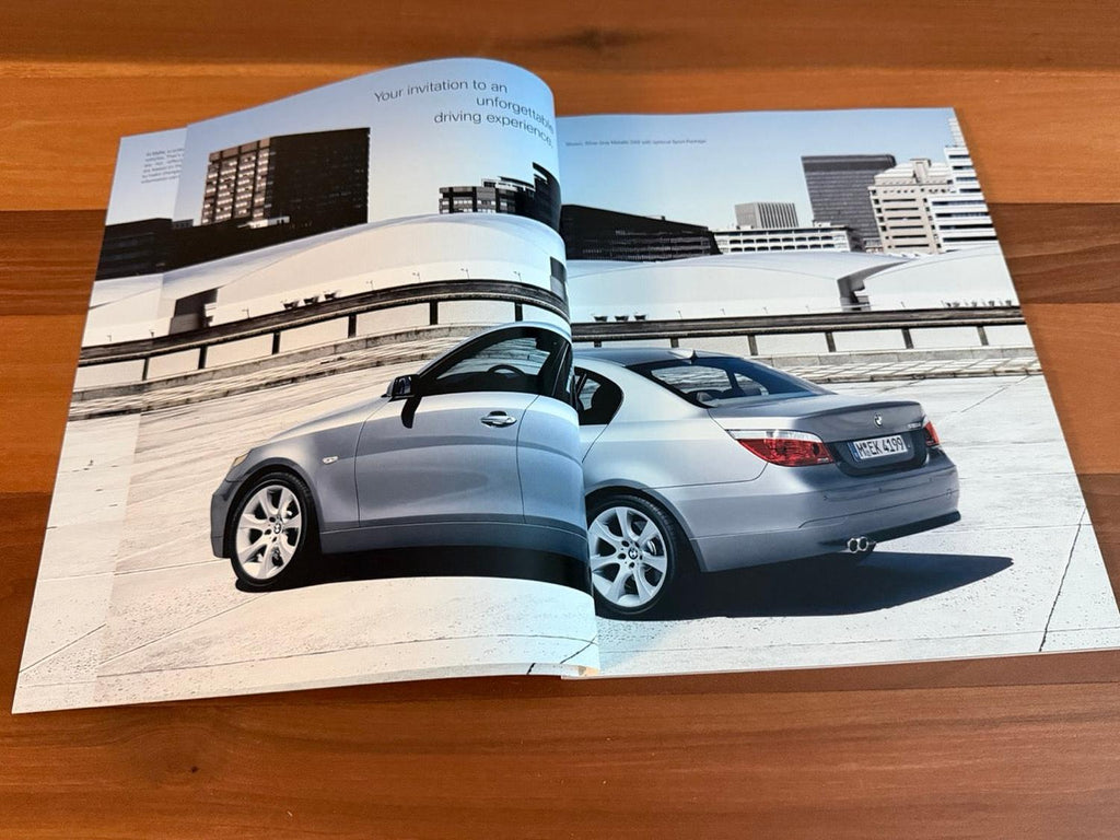 BMW-E60 Sedan, 2007-Dealership-Sales-Brochure