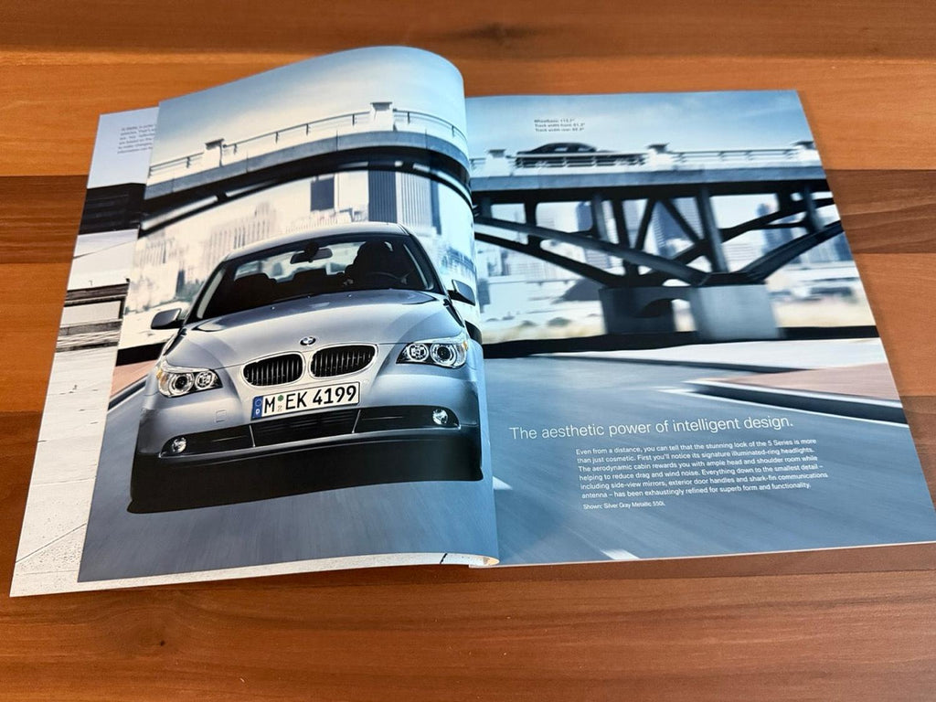 BMW-E60 Sedan, 2007-Dealership-Sales-Brochure
