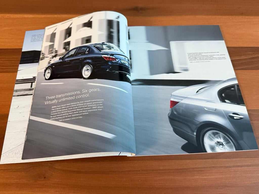 BMW-E60 Sedan, 2007-Dealership-Sales-Brochure