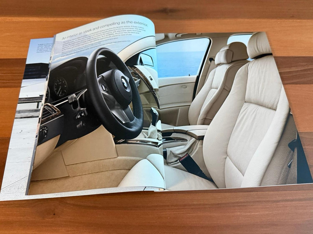 BMW-E60 Sedan, 2007-Dealership-Sales-Brochure