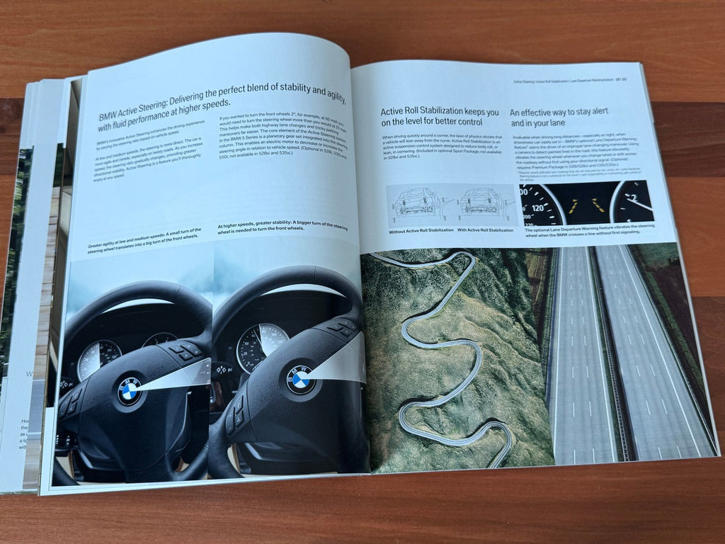 BMW-E60 Sedan, 2008-Dealership-Sales-Brochure