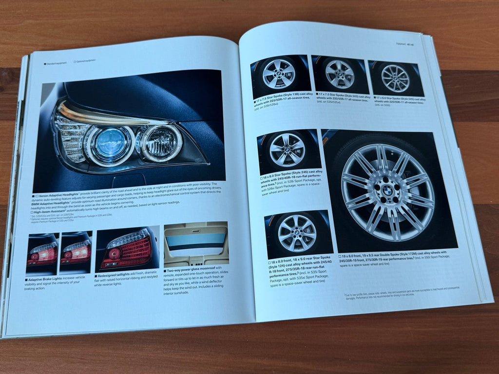 BMW-E60 Sedan, 2008-Dealership-Sales-Brochure