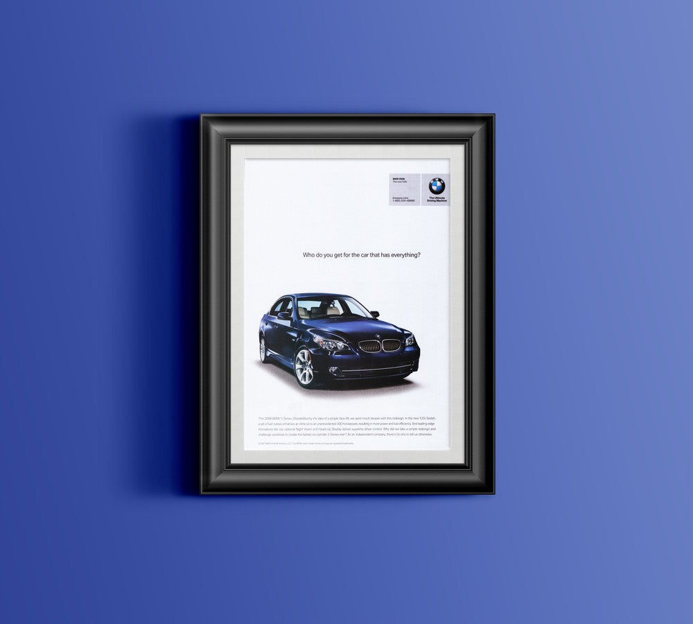 BMW-E60 The Car That Has Everything-Magazine-Ad