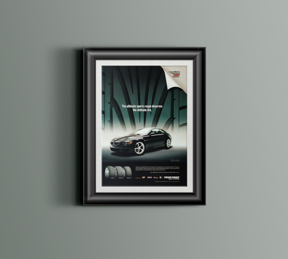 BMW-E63 M6 Toyo Tires-Magazine-Ad