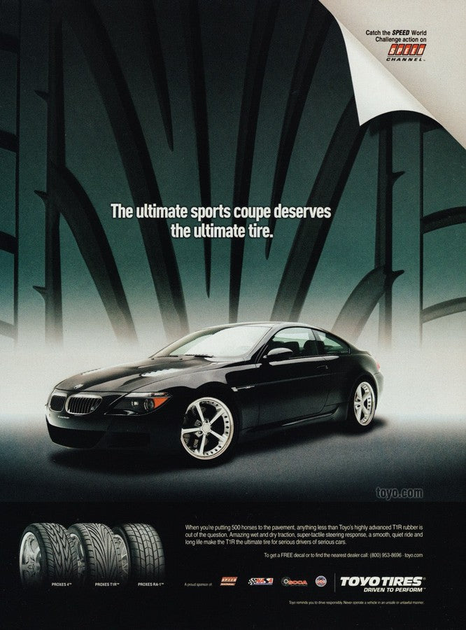 BMW-E63 M6 Toyo Tires-Magazine-Ad