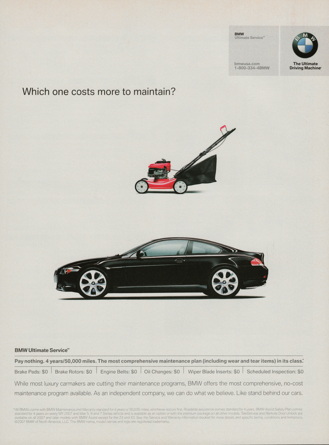 BMW-E63 Which one costs more to maintain?-Magazine-Ad