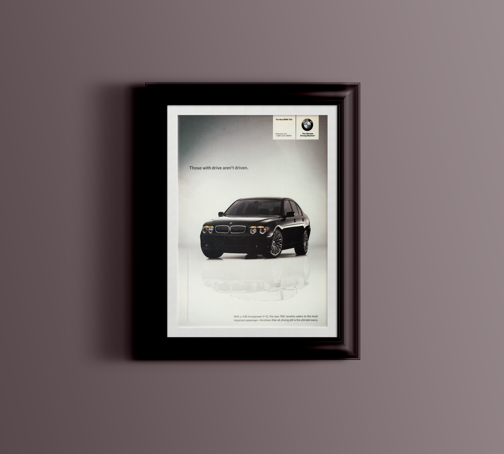 BMW-E65 Those With Drive Aren't Driven-Magazine-Ad