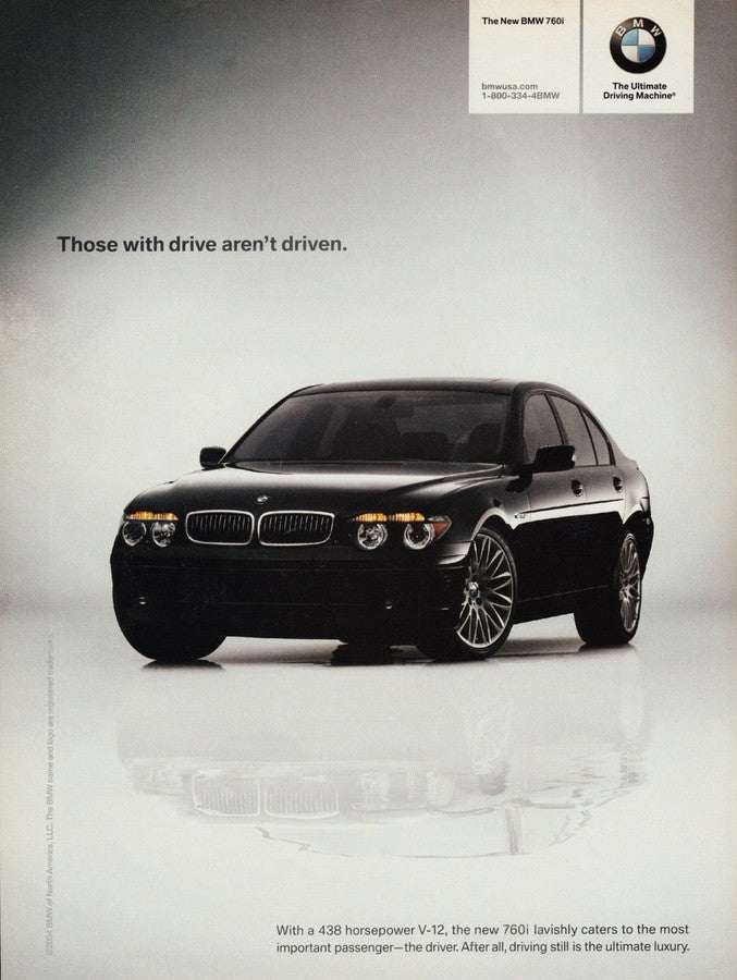 BMW-E65 Those With Drive Aren't Driven-Magazine-Ad