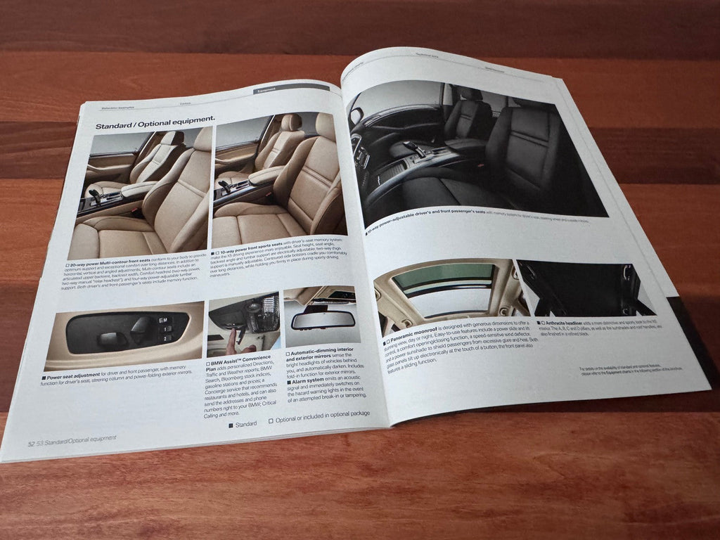 BMW-E70 X5, 2011-Dealership-Sales-Brochure