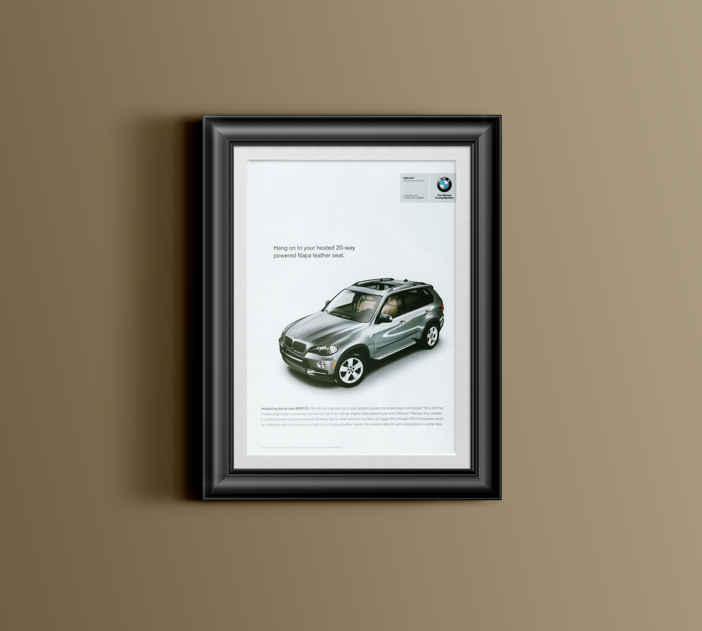 BMW-E70 X5 Napa Leather-Magazine-Ad