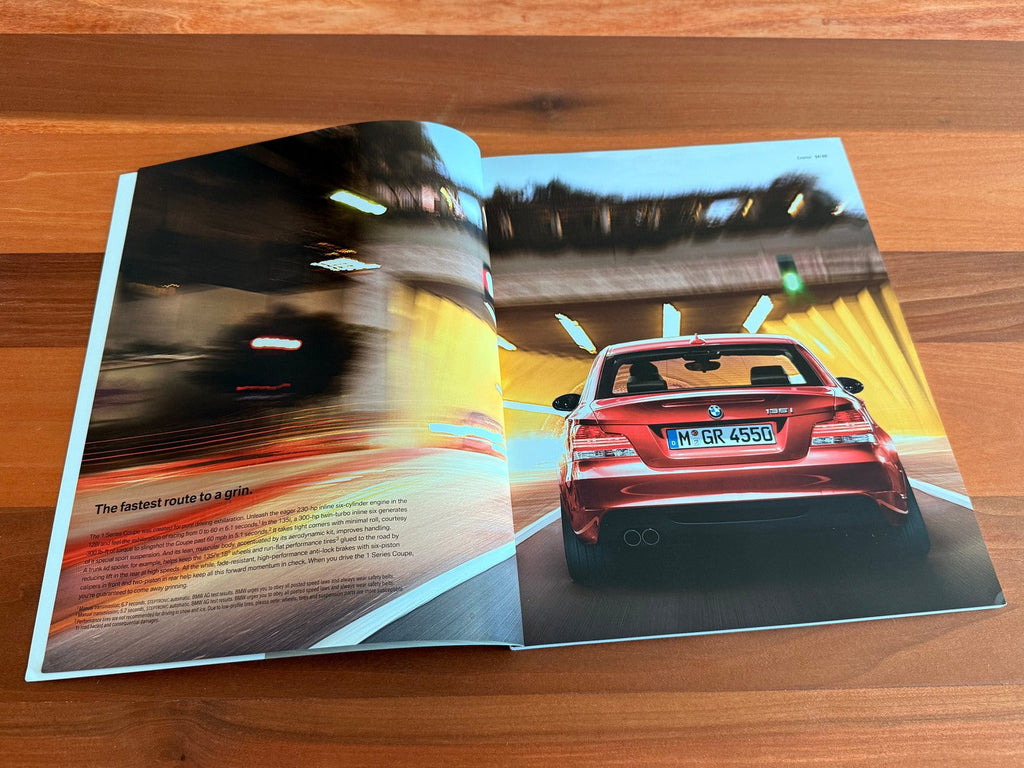 BMW-E82 Coupe, 2009-Dealership-Sales-Brochure