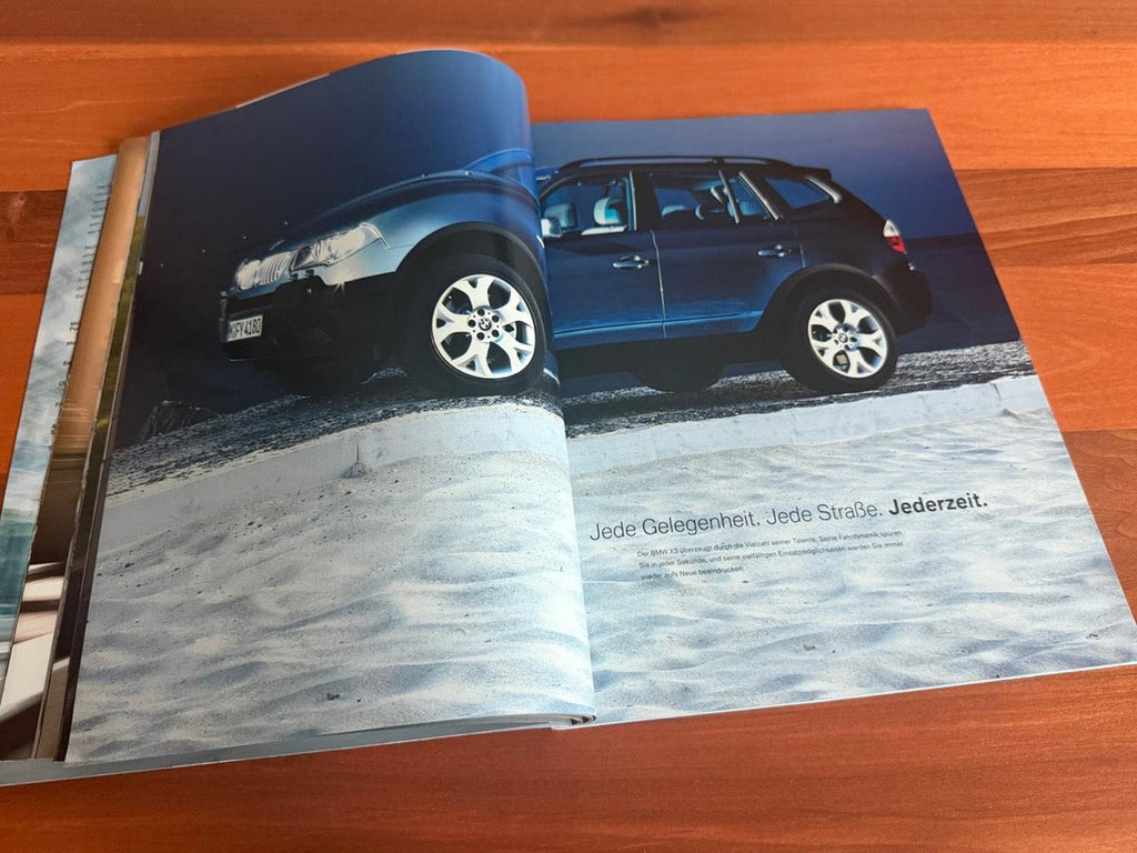 BMW-E83 X3, 2005 (German)-Dealership-Brochure