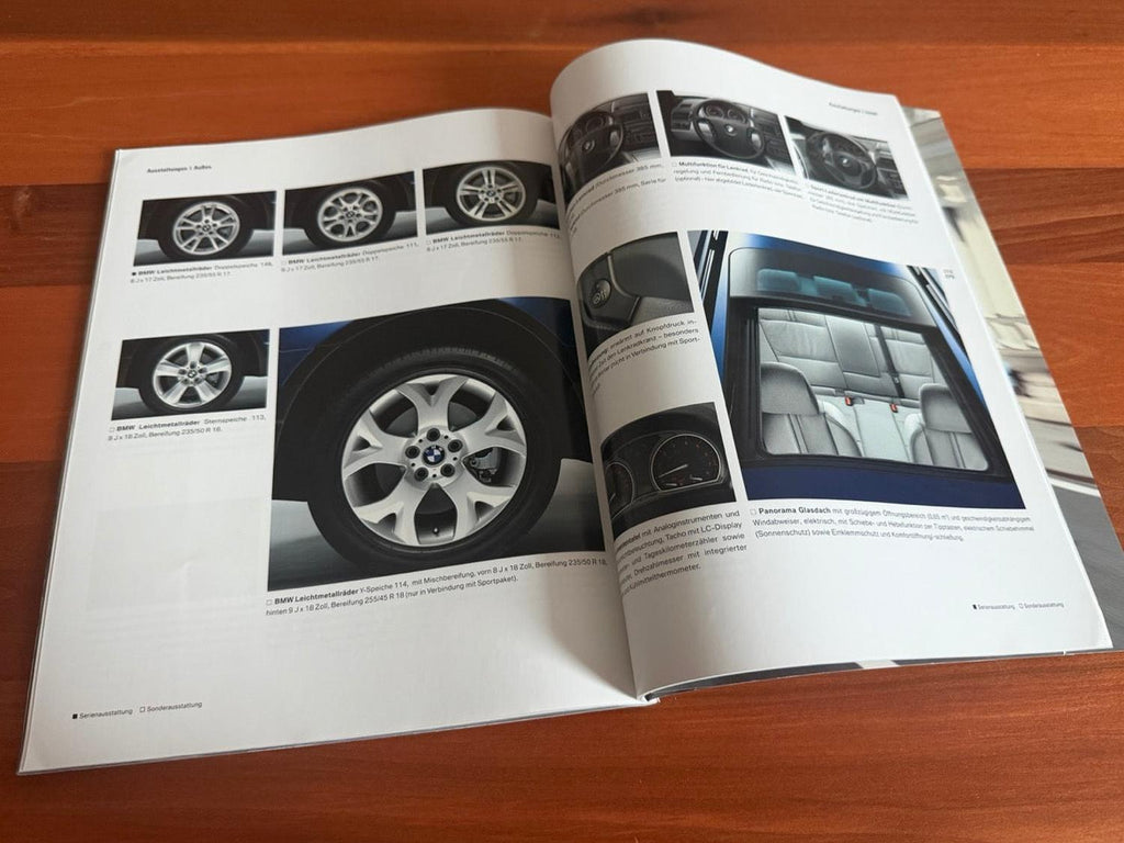 BMW-E83 X3, 2005 (German)-Dealership-Brochure