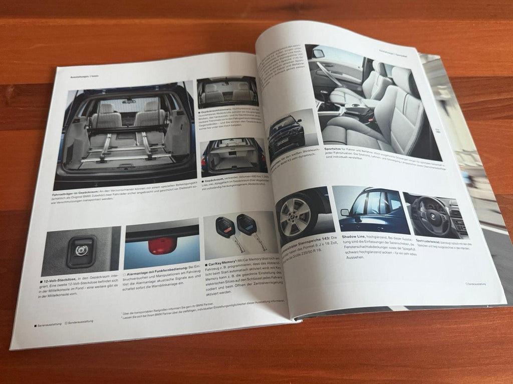 BMW-E83 X3, 2005 (German)-Dealership-Brochure