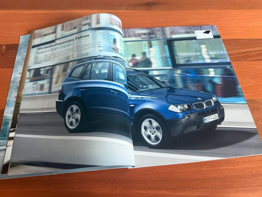BMW-E83 X3, 2005 (German)-Dealership-Brochure