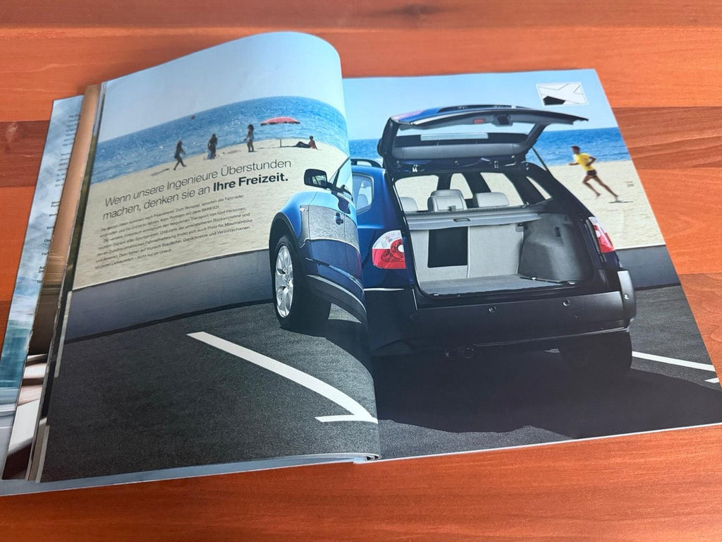 BMW-E83 X3, 2005 (German)-Dealership-Brochure