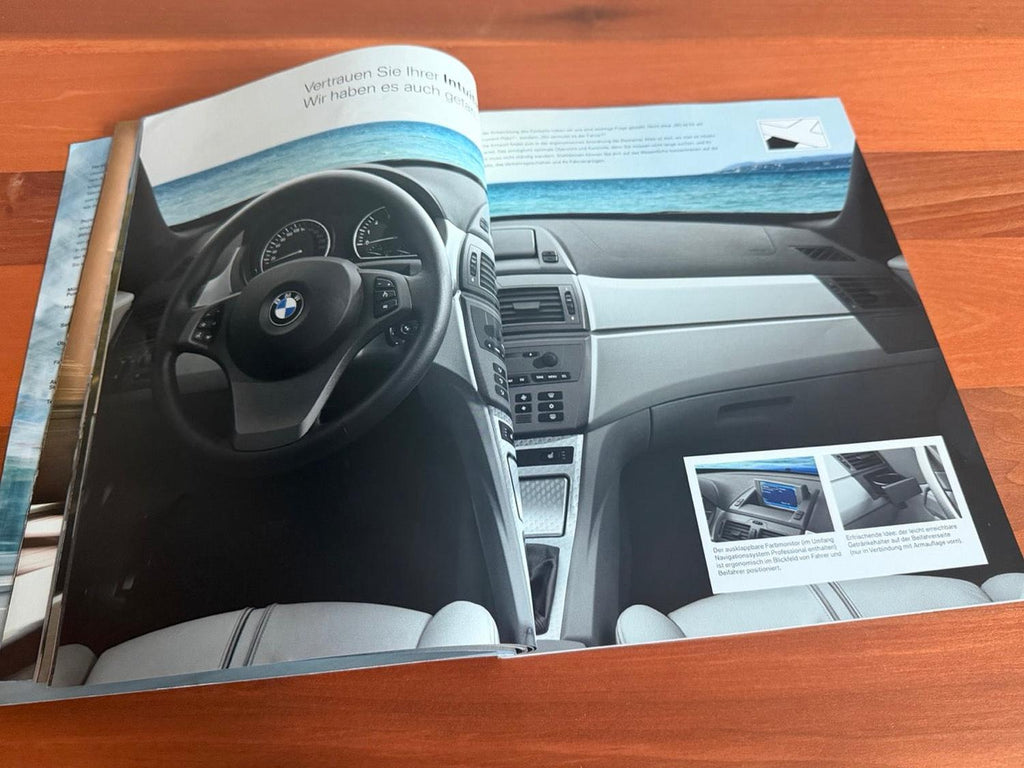 BMW-E83 X3, 2005 (German)-Dealership-Brochure