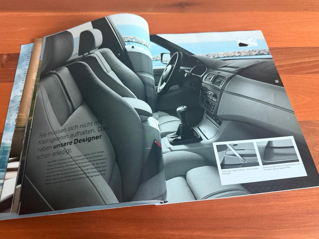 BMW-E83 X3, 2005 (German)-Dealership-Brochure