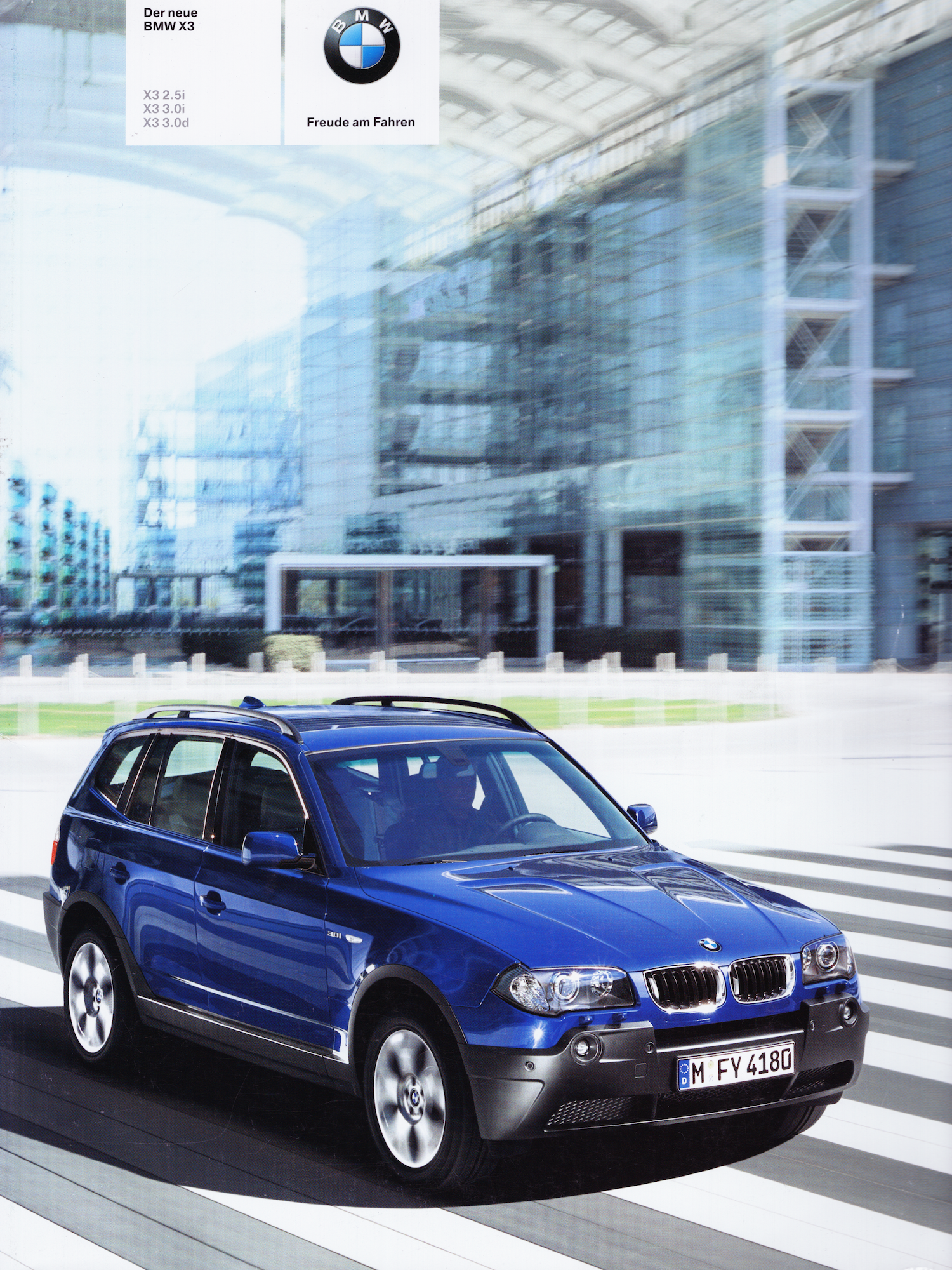 BMW-E83 X3, 2005 (German)-Dealership-Brochure