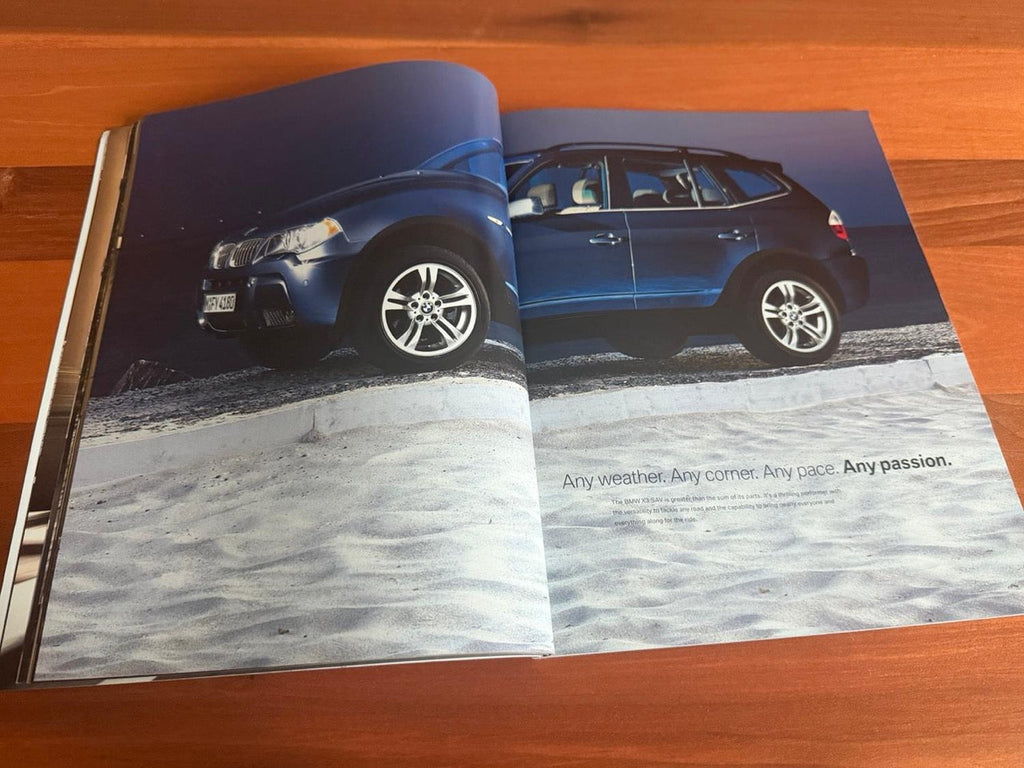 BMW-E83 X3, 2006-Dealership-Brochure