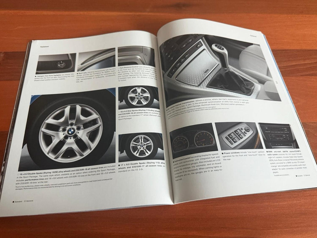 BMW-E83 X3, 2006-Dealership-Brochure