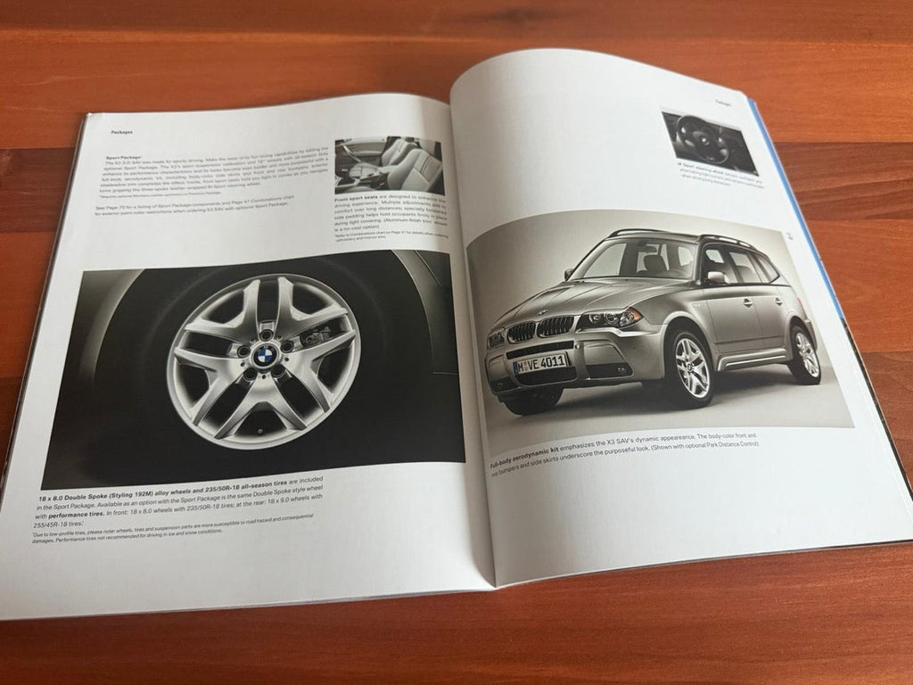 BMW-E83 X3, 2006-Dealership-Brochure