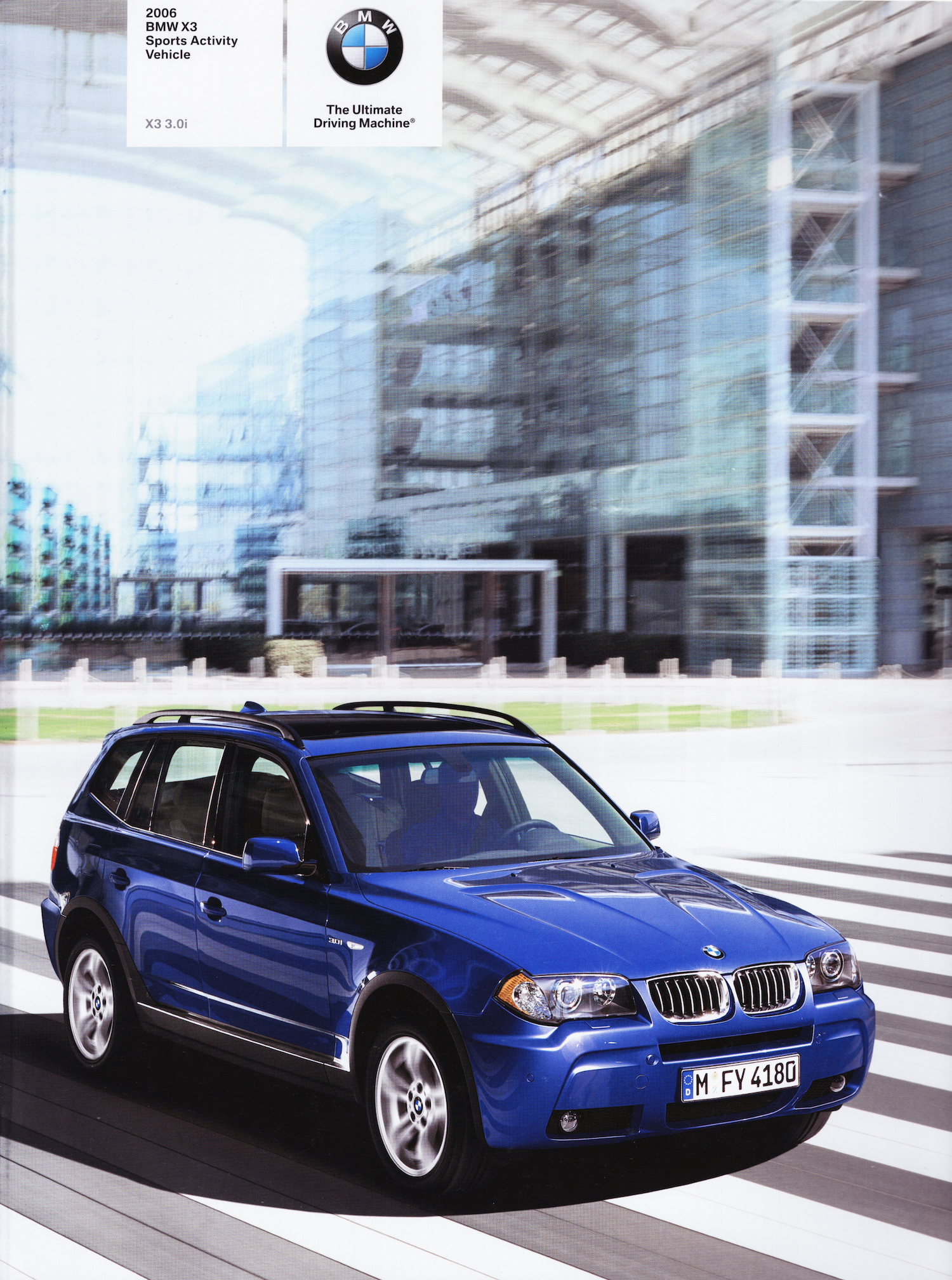 BMW-E83 X3, 2006-Dealership-Brochure