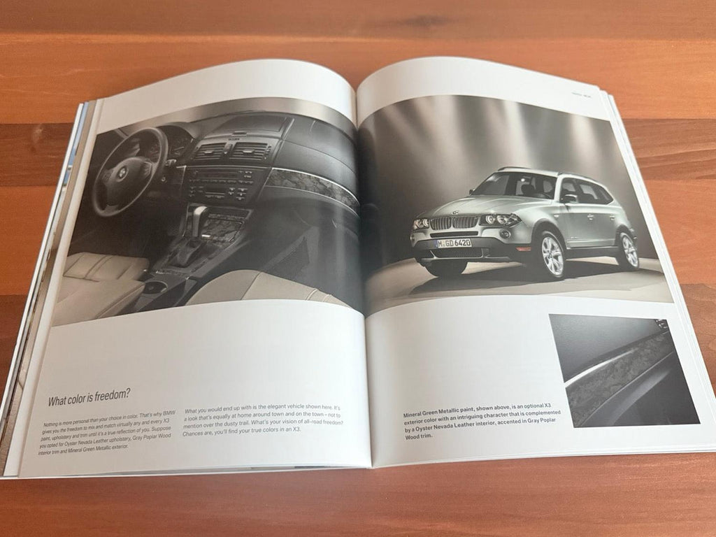 BMW-E83 X3, 2009-Dealership-Brochure