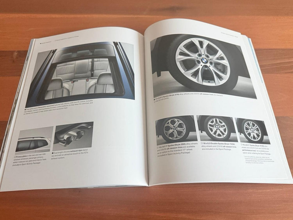 BMW-E83 X3, 2009-Dealership-Brochure