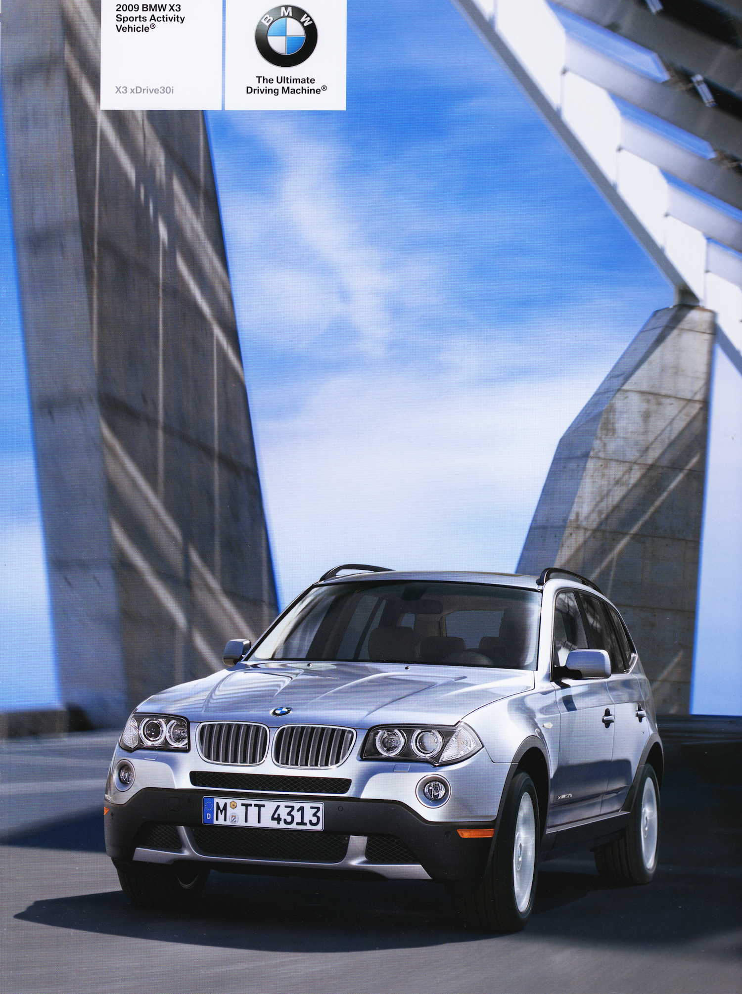 BMW-E83 X3, 2009-Dealership-Brochure