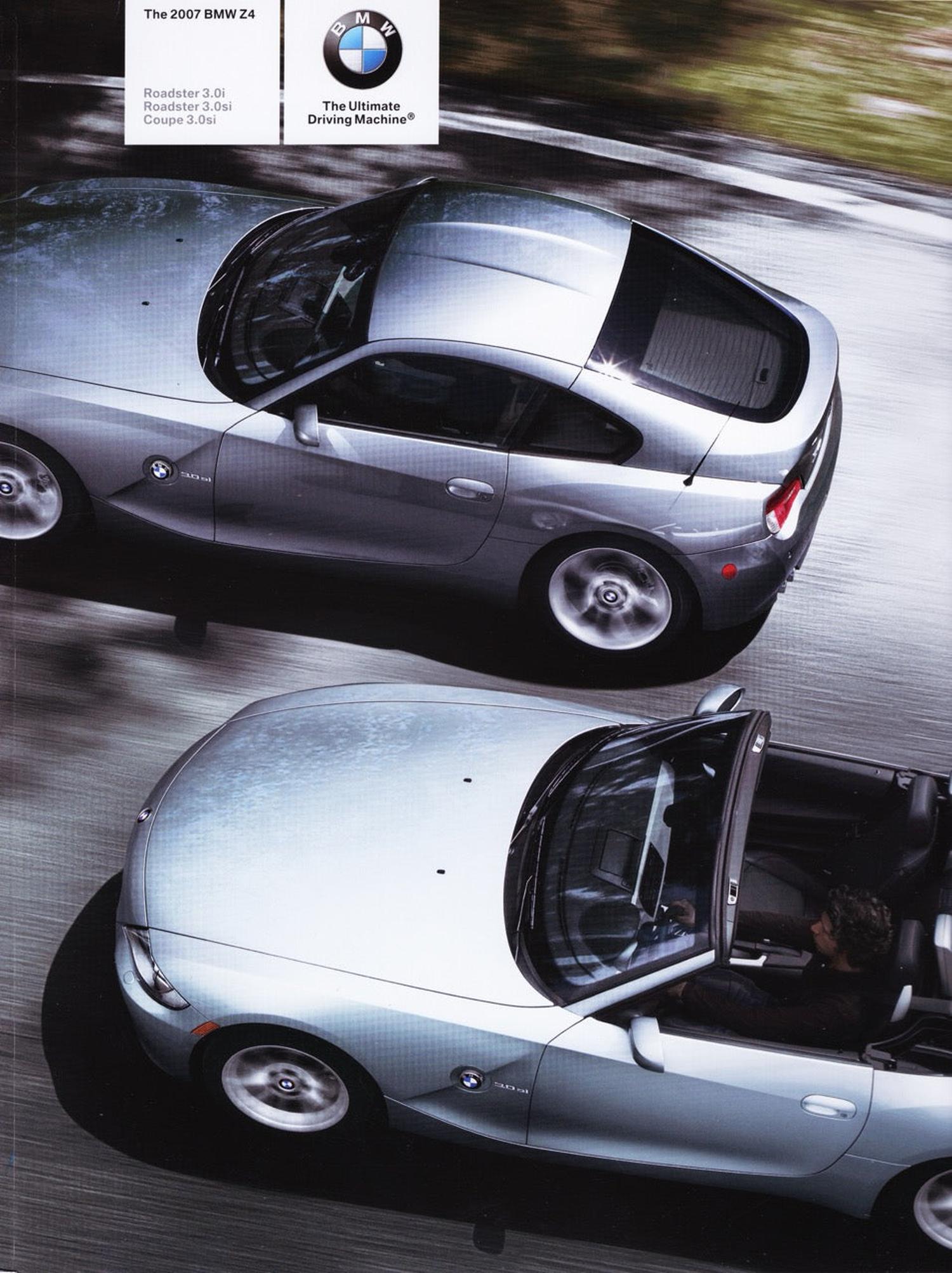 BMW-E85 & E86 Z4, 2007-Dealership-Sales-Brochure