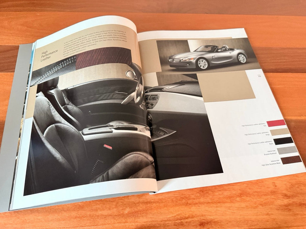 BMW-E85 Z4, 2003-Dealership-Sales-Brochure