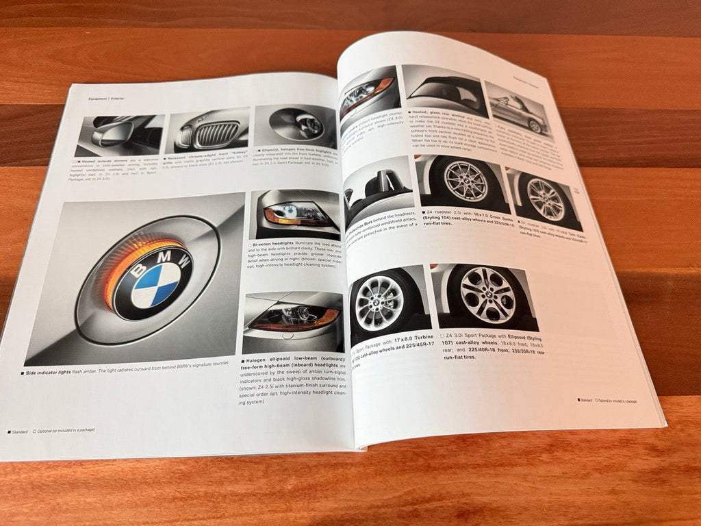 BMW-E85 Z4, 2003-Dealership-Sales-Brochure