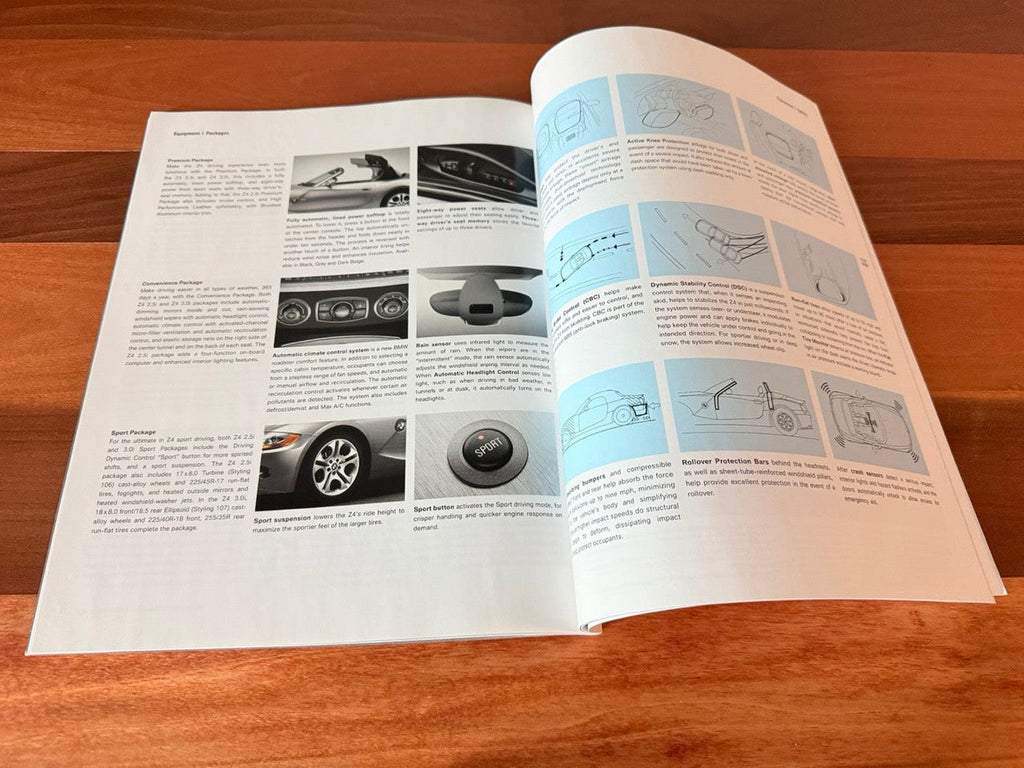 BMW-E85 Z4, 2003-Dealership-Sales-Brochure