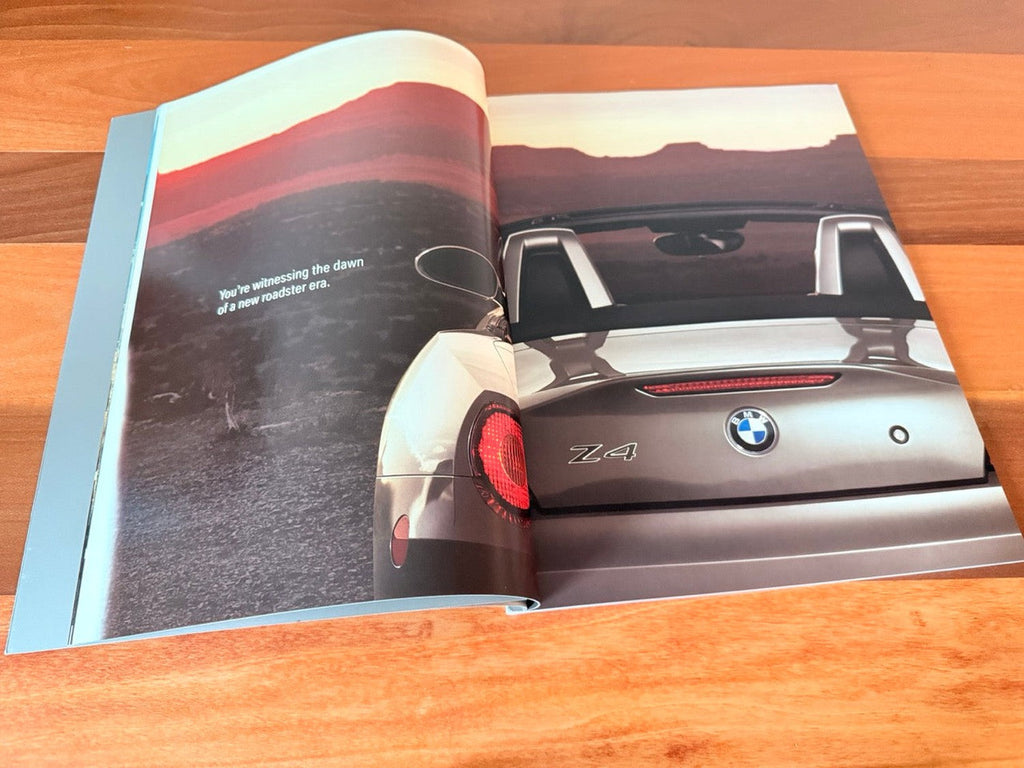 BMW-E85 Z4, 2003-Dealership-Sales-Brochure