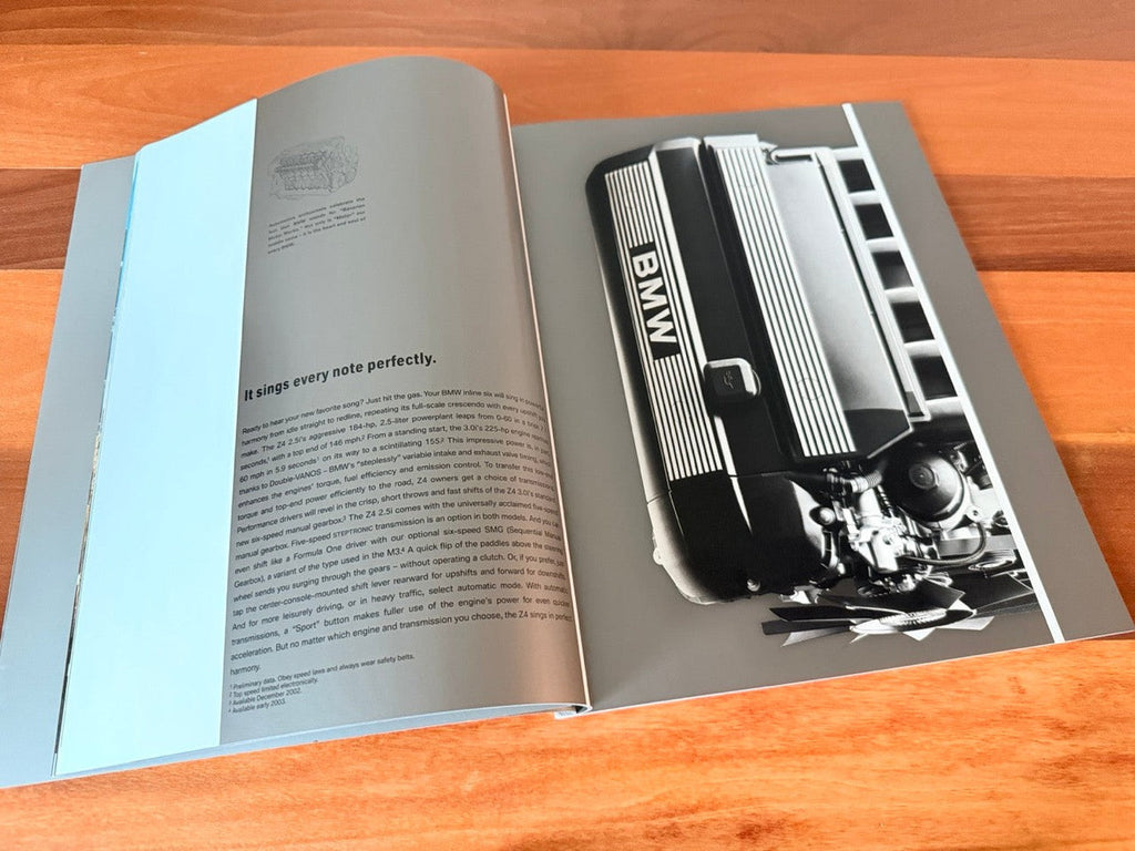 BMW-E85 Z4, 2003-Dealership-Sales-Brochure