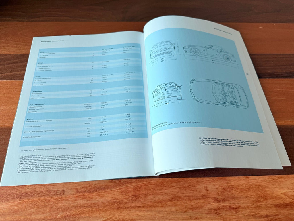 BMW-E85 Z4, 2006-Dealership-Sales-Brochure