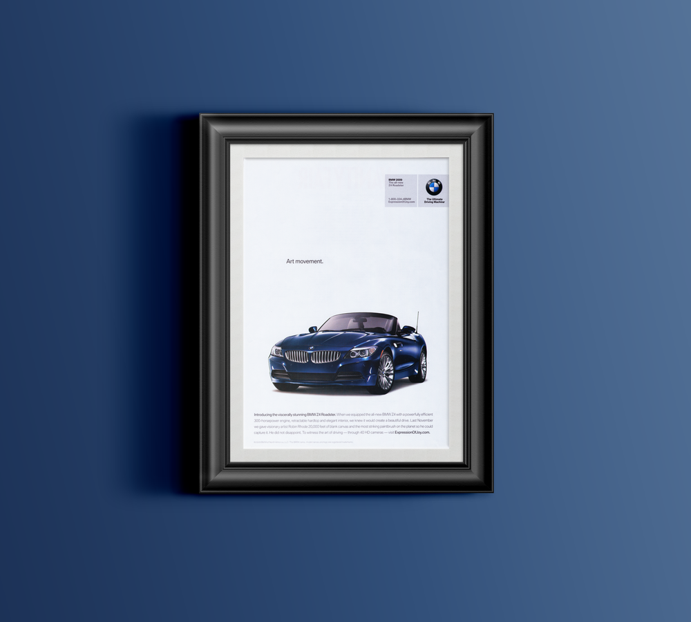 BMW-E89 Z4 Art movement-Magazine-Ad