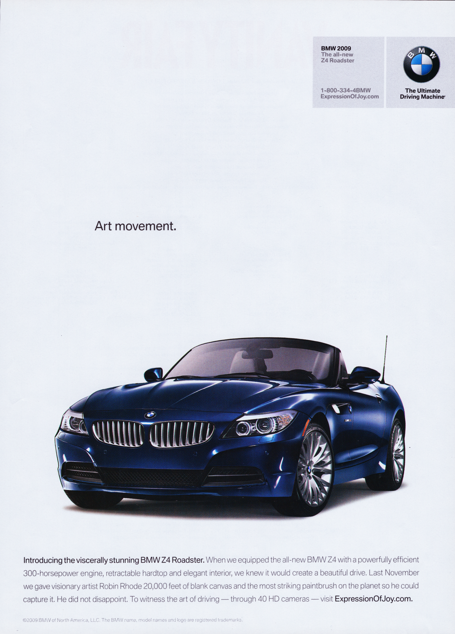 BMW-E89 Z4 Art movement-Magazine-Ad