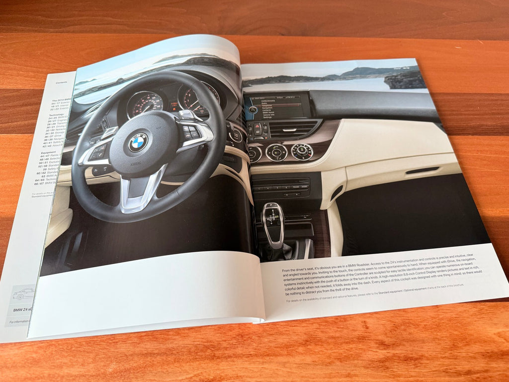 BMW-E89 Z4 Roadster, 2010-Dealership-Sales-Brochure