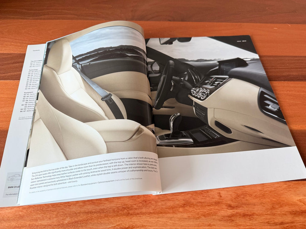 BMW-E89 Z4 Roadster, 2010-Dealership-Sales-Brochure