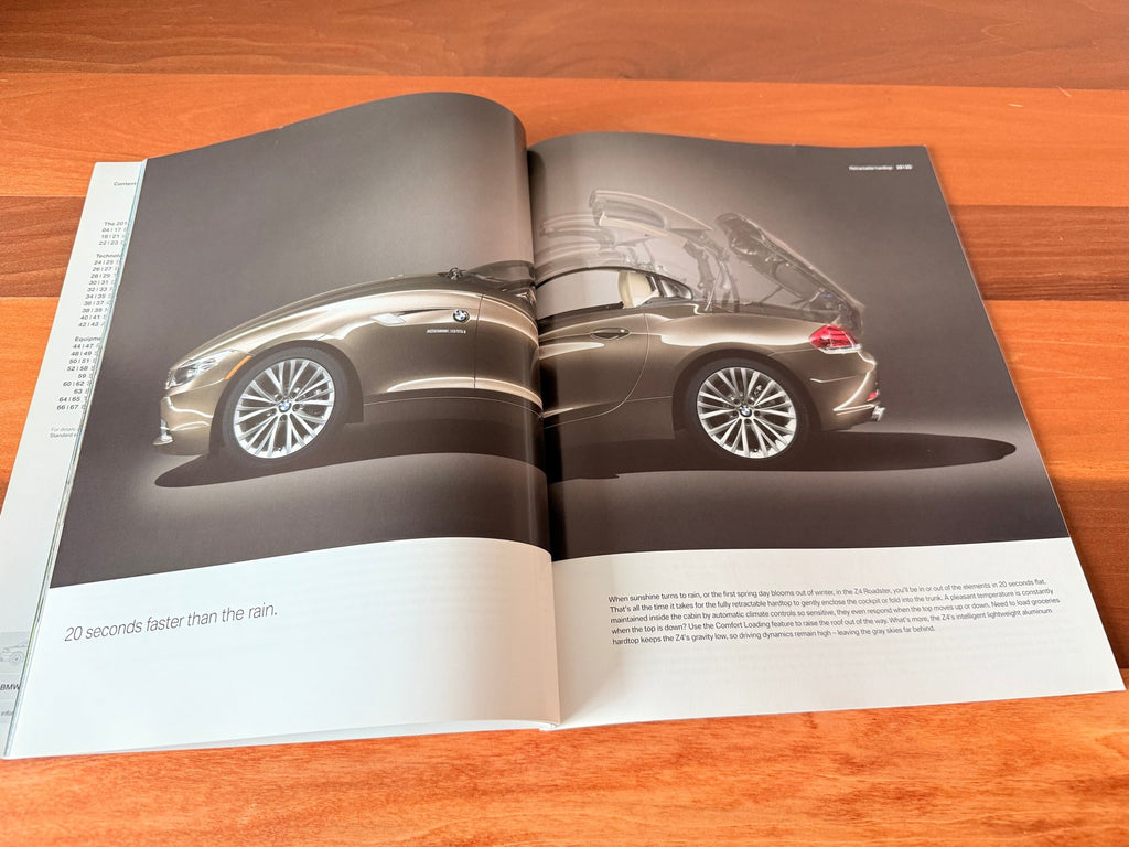BMW-E89 Z4 Roadster, 2010-Dealership-Sales-Brochure