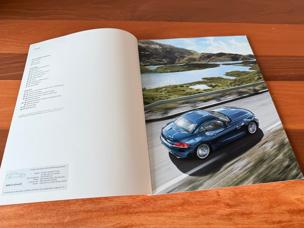 BMW-E89 Z4 Roadster, 2010-Dealership-Sales-Brochure