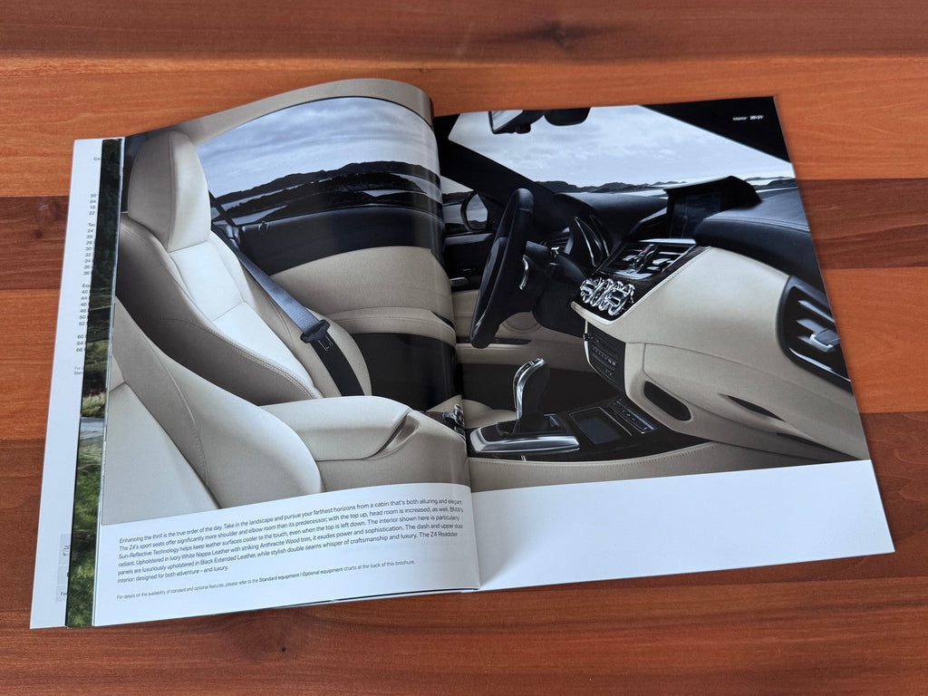 BMW-E89 Z4 Roadster, 2011-Dealership-Sales-Brochure