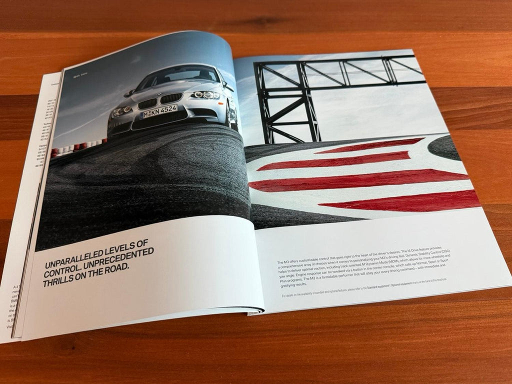 BMW-E90 M3, E92 M3, E93 M3, 2011-Dealership-Brochure
