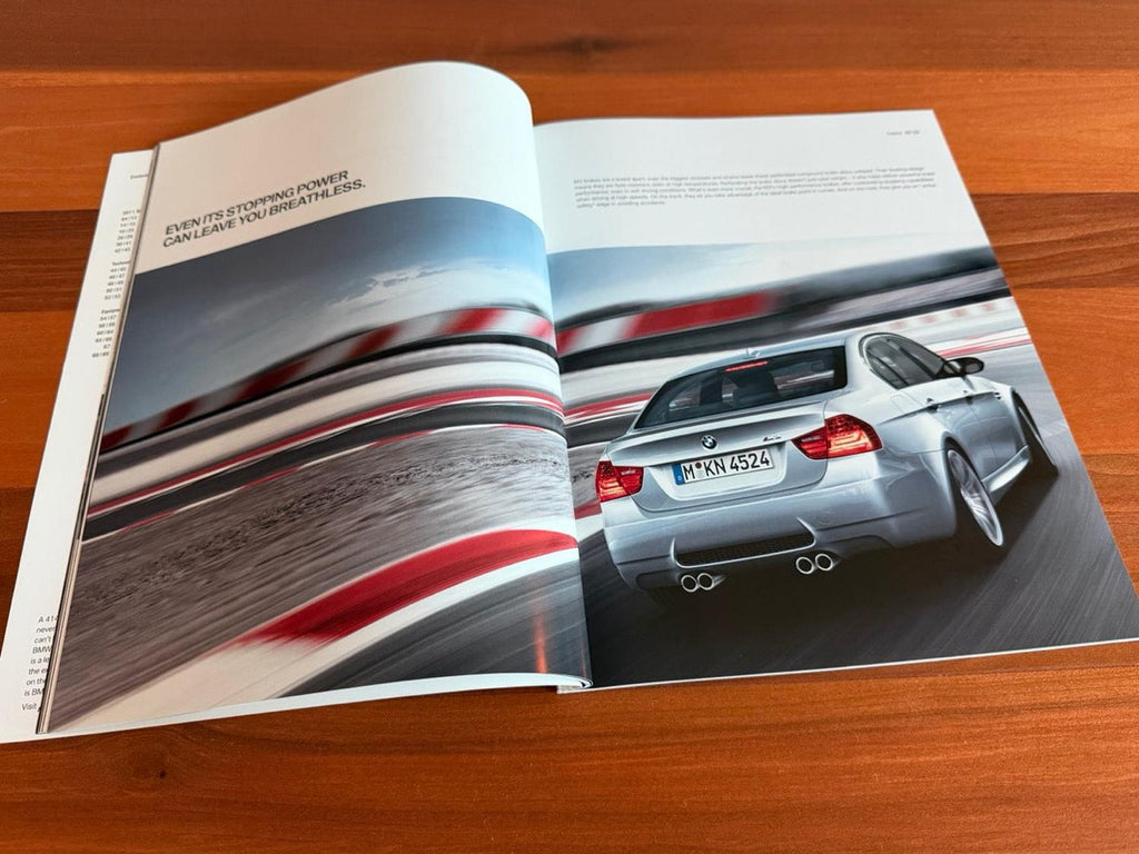 BMW-E90 M3, E92 M3, E93 M3, 2011-Dealership-Brochure