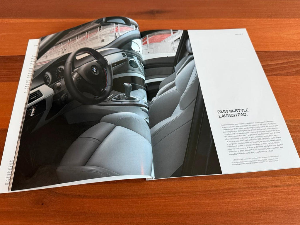 BMW-E90 M3, E92 M3, E93 M3, 2011-Dealership-Brochure