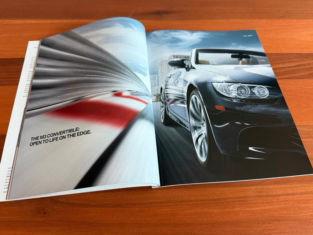 BMW-E90 M3, E92 M3, E93 M3, 2011-Dealership-Brochure